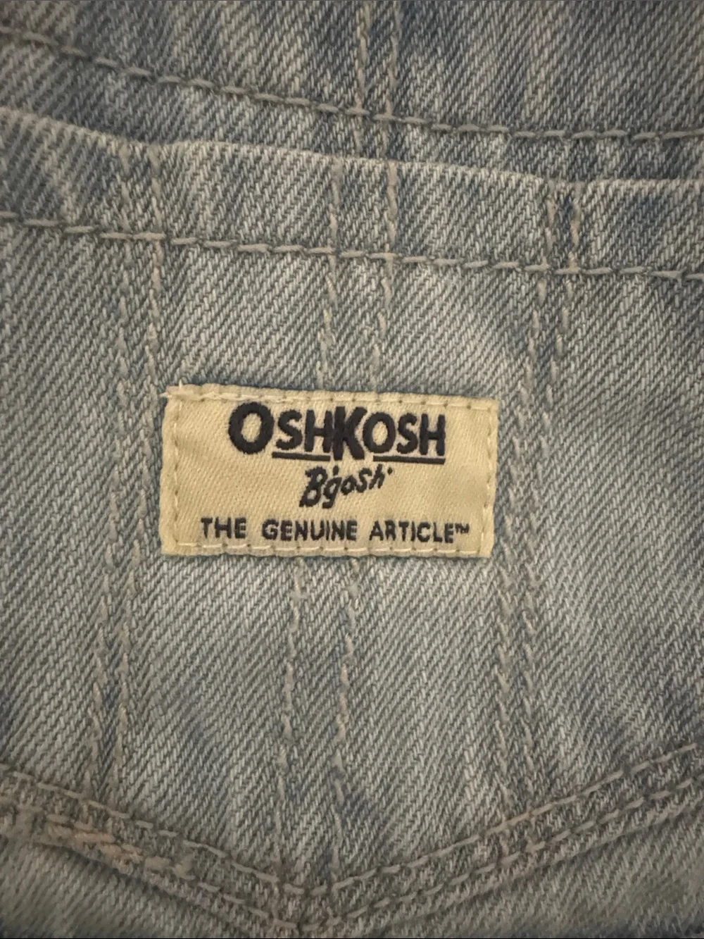 3 OshKosh B'gosh Denim Tutu Overalls in Light Blue, Dark Blue, White, Lavender